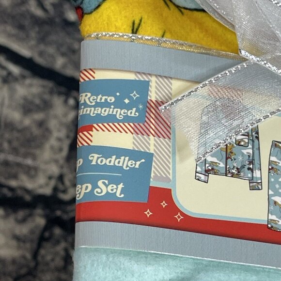 Toddler Disney 12 Months 100 Mickey Mouse Friends Matching Family 2pc Pajama Set - Picture 5 of 10